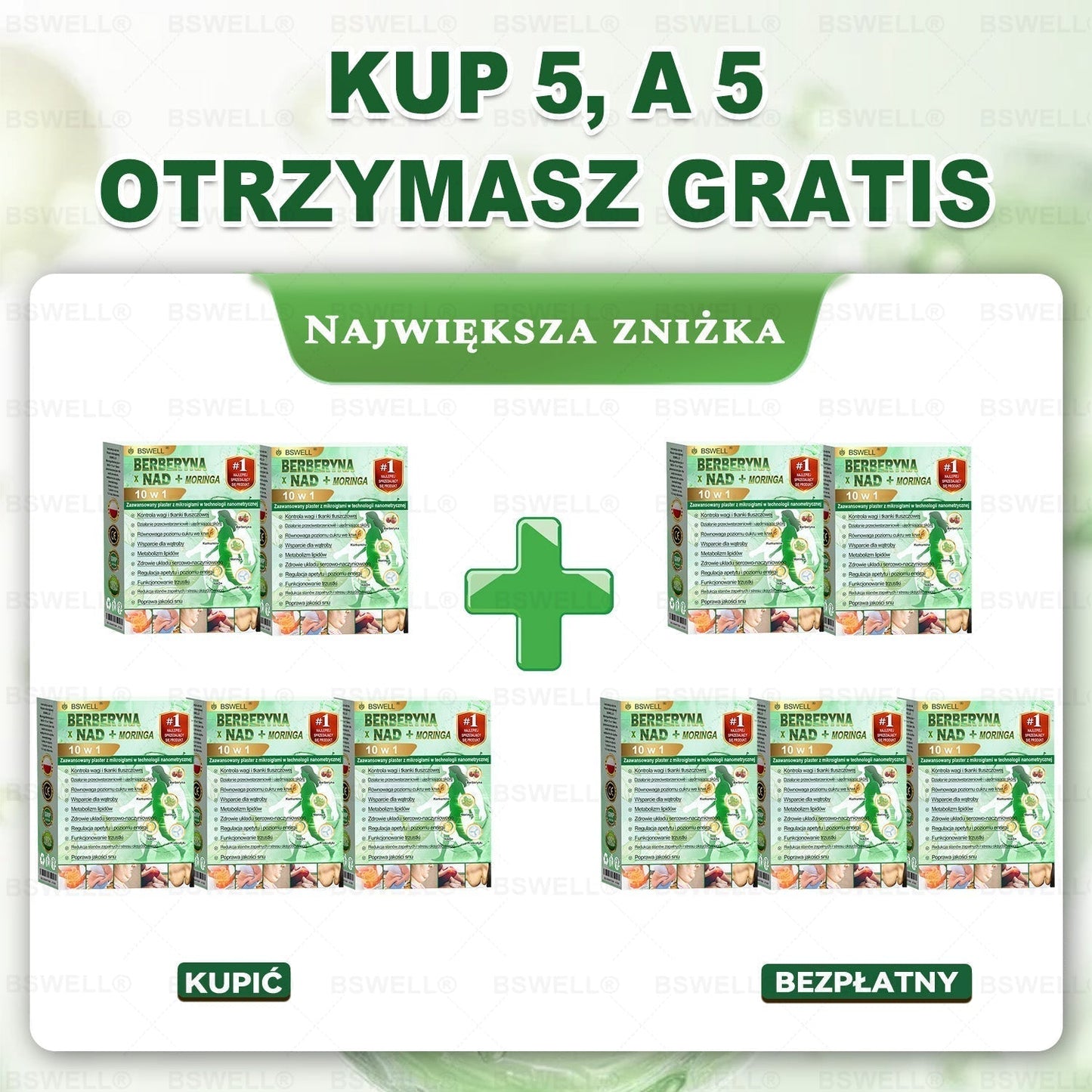 ⭐⭐BSWELL® Nano mikroigłowy plaster wyszczuplający (Raz dziennie, efekty już po 28 dniach ✅ Wspiera odchudzanie, serce, cukrzycę, sen, jelita, stawy i więcej.
