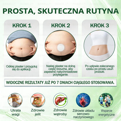 ⭐⭐BSWELL® Nano mikroigłowy plaster wyszczuplający (Raz dziennie, efekty już po 28 dniach ✅ Wspiera odchudzanie, serce, cukrzycę, sen, jelita, stawy i więcej.