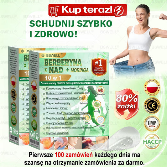⭐⭐BSWELL® Nano mikroigłowy plaster wyszczuplający (Raz dziennie, efekty już po 28 dniach ✅ Wspiera odchudzanie, serce, cukrzycę, sen, jelita, stawy i więcej.