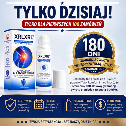 𝑿𝑹𝑳𝑿𝑹𝑳® Roller mikroigłowy 0,05 mm do regeneracji kości i stawów 🧑‍⚕️ (Dla wszystkich dorosłych, kobiet i mężczyzn – kompleksowa pielęgnacja przy różnych problemach ze stawami)